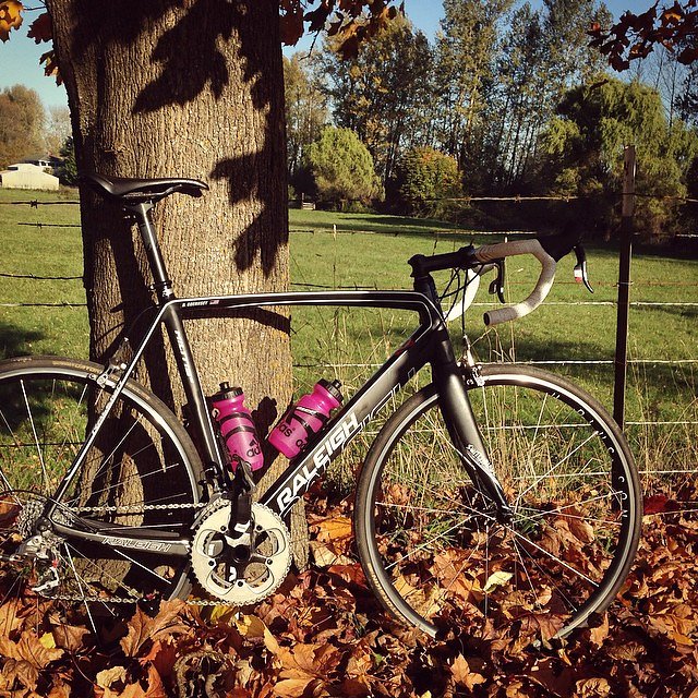 Almost got blown over by old man winter on my inaugural ride on the #Raleigh