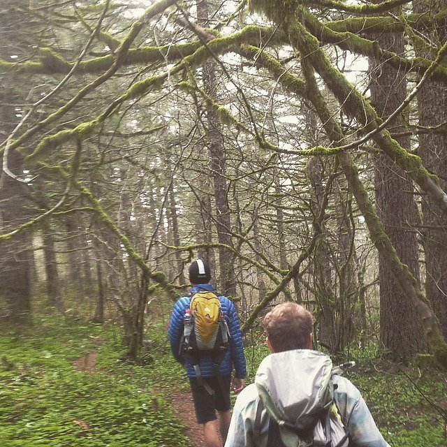 I should have been working on my kitchen all day. But instead I ran around the woods with these buncha jerks. Good day.