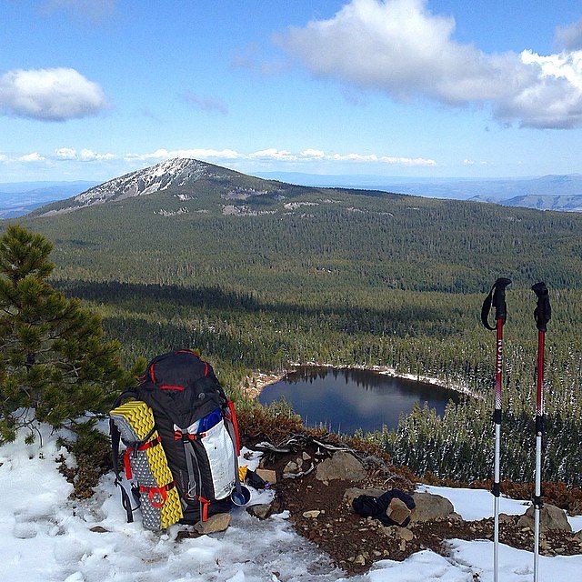 Mt. Defiance from Green Pt Mtn. #latergram (cause I had no reception)